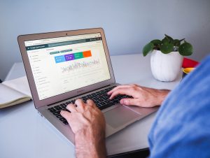 A man using Google search console