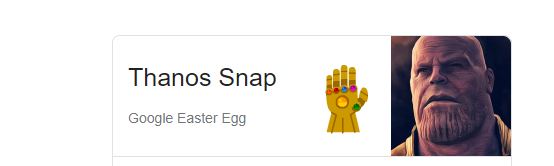 Google Thanos Snap